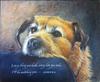 Dog portrait painting Acrylic